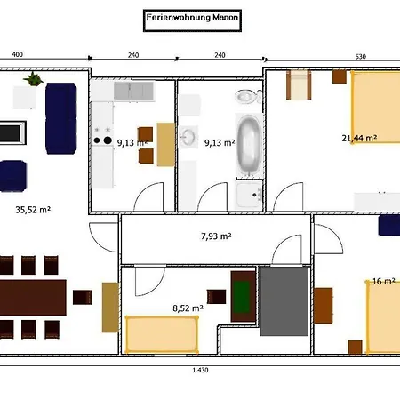 דירה Ferienwohnung Manon